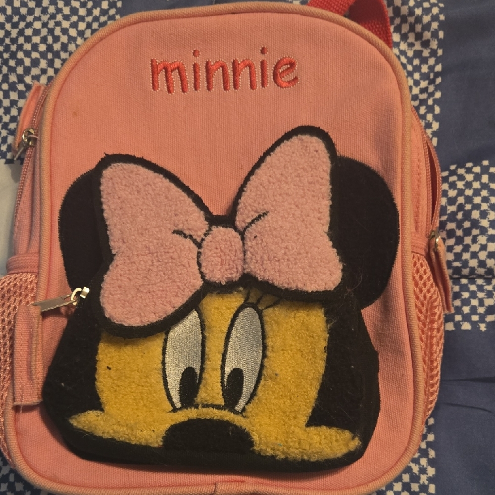 Pink Minnie Kids Backpack